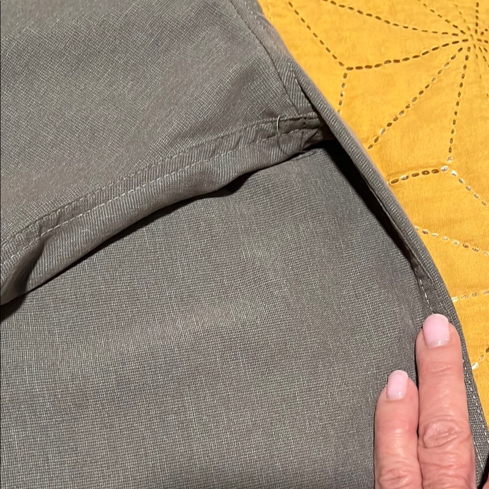 Gray and Cream Embroidered Button-Up Shirt - Picture 5 of 12